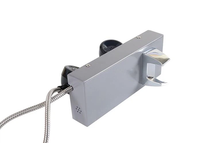 Corded Handset Vandal Resistant Panel Telephone Without Keypad For Airport, Bank, Intercom