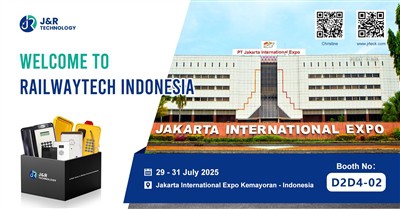 J&R vas poziva da istražite industrijske granice na RailwayTech Indoneziji 2025